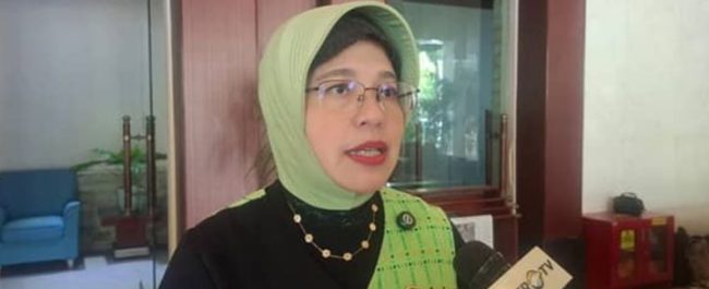 Kepala Badan Pusat Statistik Amalia Adininggar Widyasanti saat memaparkan data pertumbuhan ekonomi Indonesia Triwulan II-2026 di Jakarta