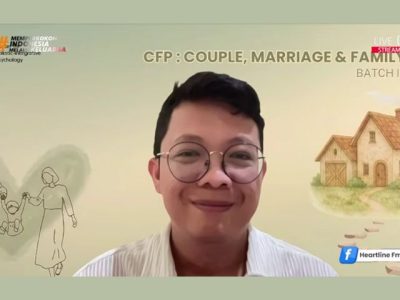 Konselor Chi-Psy Sola Josua S.S. M.Si saat membagikan pemaparan materi Belajar Bukan Cuma Soal Nilai tetapi Juga Jiwa di program Sketsa Keluarga Indonesia Heartline FM