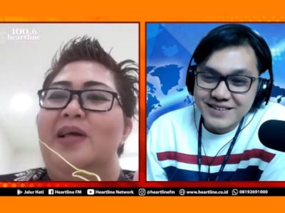 Praktisi pendidikan keluarga Nyimas Diane W. saat membagikan materi edukasi pola asuh anak di Radio Tangerang Heartline FM