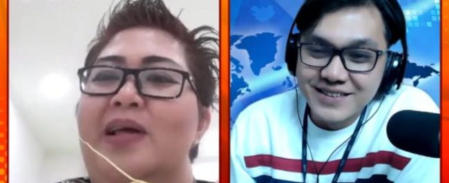 Praktisi pendidikan keluarga Nyimas Diane W. saat membagikan materi edukasi pola asuh anak di Radio Tangerang Heartline FM