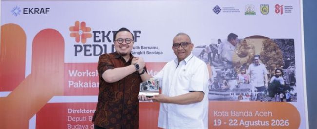 Peserta mengikuti pelatihan vokasi menjahit ready to wear BPVP Banda Aceh Kemnaker