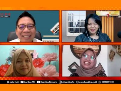 Rustiana Nur Hayati pemilik Kilas Craft dan Riani De Pratiwi owner Wincraft saat membagikan pengalaman di program UMKM Show Radio Heartline