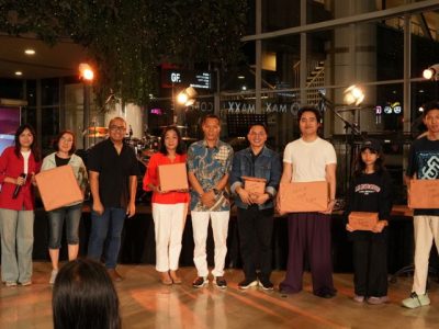 Suasana perayaan Vantastic Voice of Freedom yang digelar Radio Heartline FM bersama Insight Unlimited di Maxxbox Lippo Village Karawaci