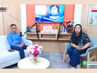Try Harysantoso dari Yayasan IJMI menjelaskan panduan kewaspadaan terhadap tindak pidana perdagangan orang (TPPO)