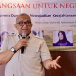 Wamenaker Afriansyah Noor dalam acara Dialog Kebangsaan mengenai kompetensi dan pelindungan pekerja