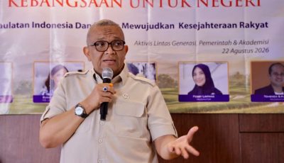 Wamenaker Afriansyah Noor dalam acara Dialog Kebangsaan mengenai kompetensi dan pelindungan pekerja