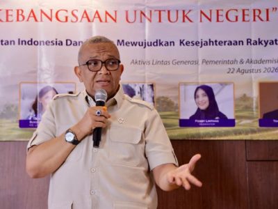 Wamenaker Afriansyah Noor dalam acara Dialog Kebangsaan mengenai kompetensi dan pelindungan pekerja