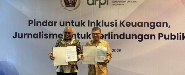 Suasana workshop jurnalisme keuangan digital kerja sama PWI Pusat, AFPI, dan OJK dalam upaya pencegahan pinjaman online ilegal di Jakarta