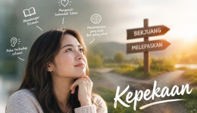 Pastor Jonathan Prawira menyampaikan renungan Firman dalam Pujian tentang membangun kepekaan iman