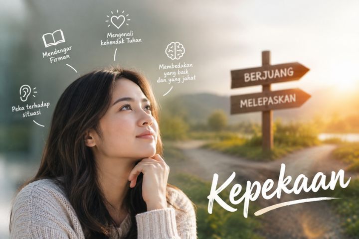 Pastor Jonathan Prawira menyampaikan renungan Firman dalam Pujian tentang membangun kepekaan iman