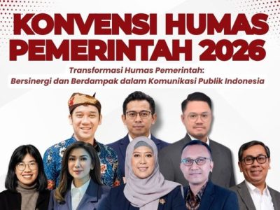 Suasana Konvensi Humas Pemerintah 2026 yang diselenggarakan Iprahumas di Garuda Spark Innovation Hub Jakarta