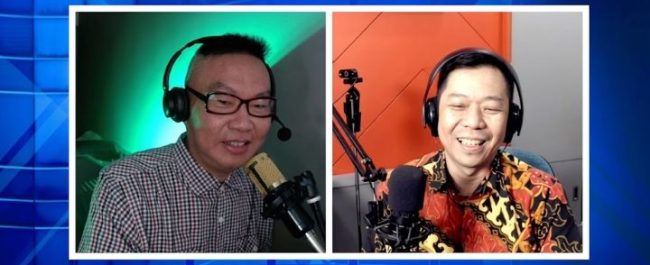 Pastor Jonathan Prawira saat siaran program rohani Firman dalam Pujian membahas makna tahta harta cinta dan talenta