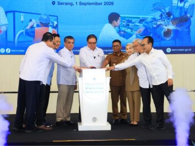 Suasana kick-off Pelatihan Vokasi Nasional Batch 4 tahun 2026 di BBPVP Serang Banten