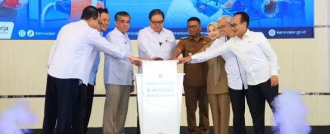Suasana kick-off Pelatihan Vokasi Nasional Batch 4 tahun 2026 di BBPVP Serang Banten