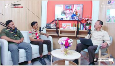 Suasana talkshow perwakilan panitia Lokabhara II 2026 membahas ajang lomba Pramuka dan Saka Bhayangkara di UMN