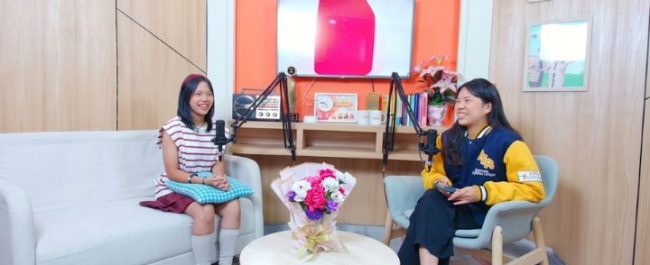 Azalea Khaliqa Kanaya berbagi cerita inspiratif seputar prestasi bernyanyi dan musikal di program Rumah Impian Anak Heartline FM