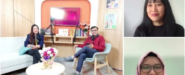 dr. Ika Nur Fitriana, Sp.KJ memaparkan cara mendengarkan aktif dan empati terhadap kesehatan mental di program Sketsa Keluarga Indonesia Heartline FM