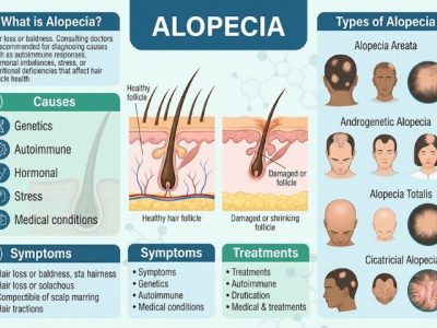Edukasi medis mengenai penyebab alopesia dan cara mengatasi rambut rontok di program Suara untuk Negeri