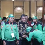 Menaker Yassierli menghadiri Munas FSP KEP KSPI bahas implementasi UU Pelindungan Ketenagakerjaan liputan Radio Tangerang Heartline FM