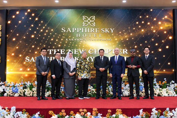 Suasana peresmian Sapphire Sky Hotel Karawaci