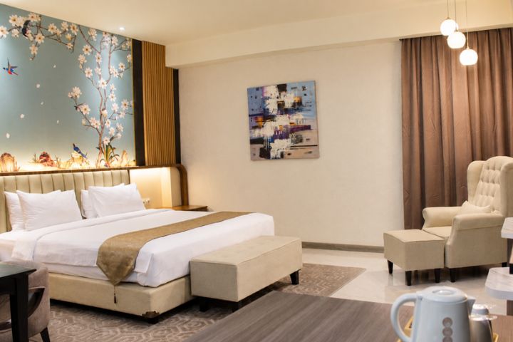 Suasana kamar Sapphire Sky Hotel Karawaci