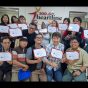 Suasana keseruan para peserta lintas profesi saat mengikuti lokakarya komunikasi Mic On Batch 1 di Gedung Heartline Center Tangerang
